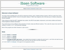 Tablet Screenshot of ibsensoftware.com